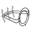 Metal Arch Cup Holder Stand for Coffee Mugs and Teacups with Saucer Storage Round Base Minimalist Kitchen Counter Organizer