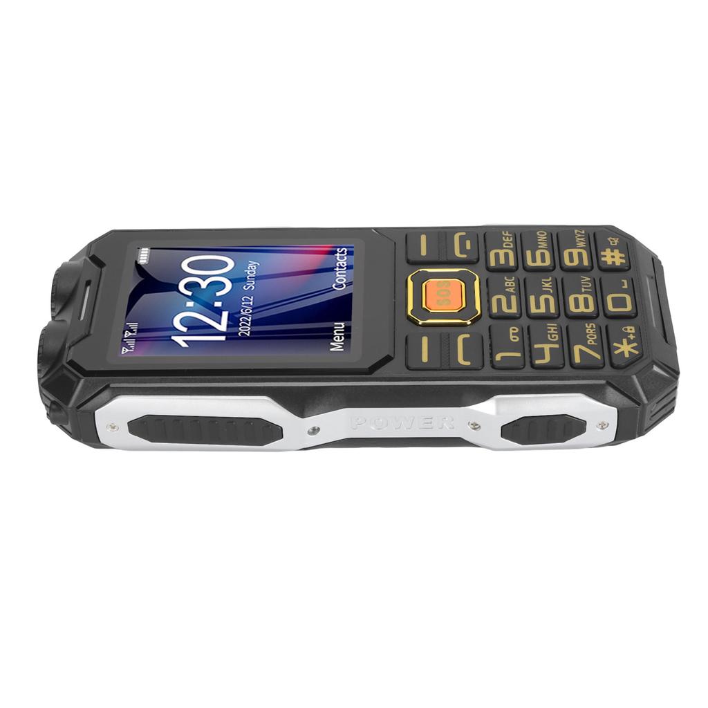 4G Rugged Senior Cell Phone 2.6 Inch Screen Big Button 16800mAh Dual LED Flashlight Dual SIM Dual Standby