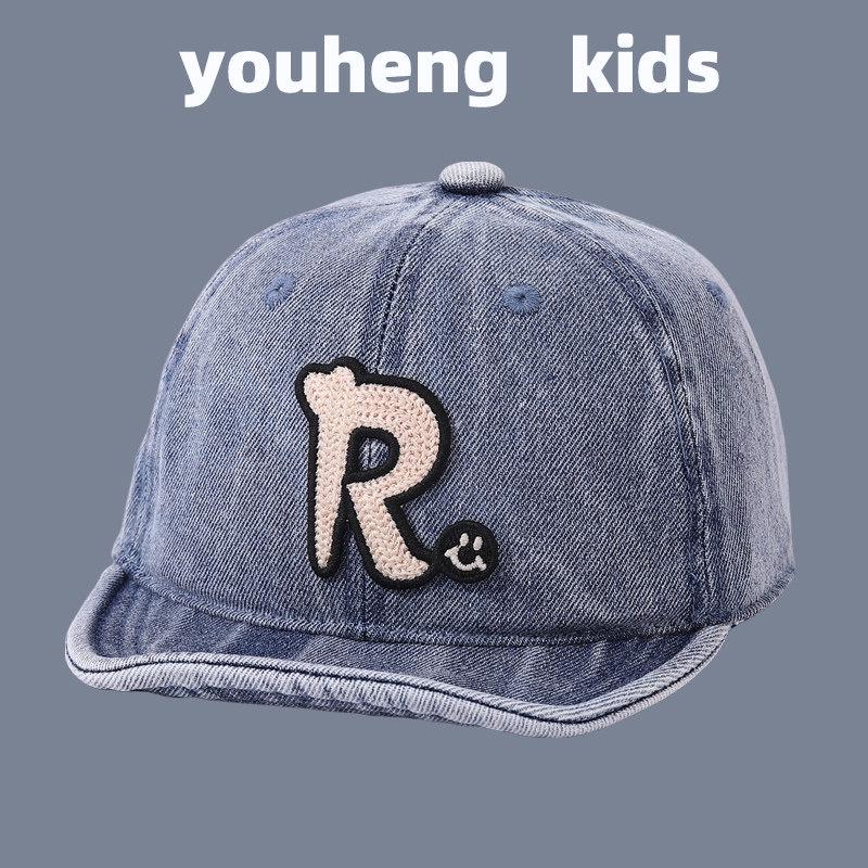 Casquette de Baseball en Jean Style Coréen INS pour Bébé - Chapeau à Visière Souple pour Garçons et Filles, Printemps/Automne