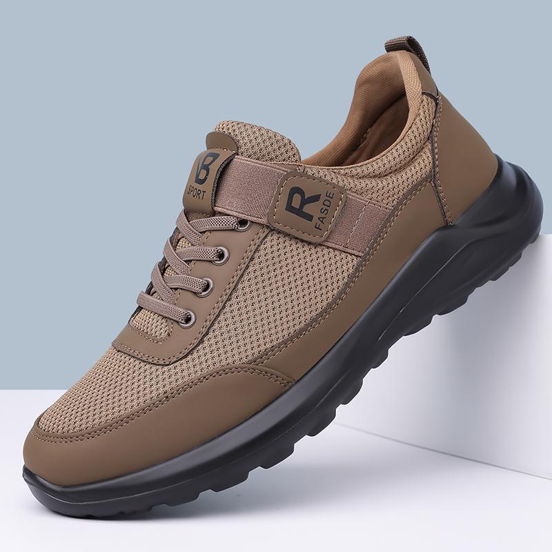 

Fashion New Mens Sneakers Male Comfortable Walking Shoe Lace-Up Men s Business Footwear Outdoor Men s Vulcanize Shoes Hot Sale Flats 38 хаки
