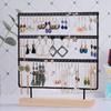 Jewelry Stand 3 Layers Elegant Style Compact Large Capacity Iron Material Decorative Practical