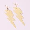 Metal Contemporary Earrings With Lightning Shape Design For Women Collection