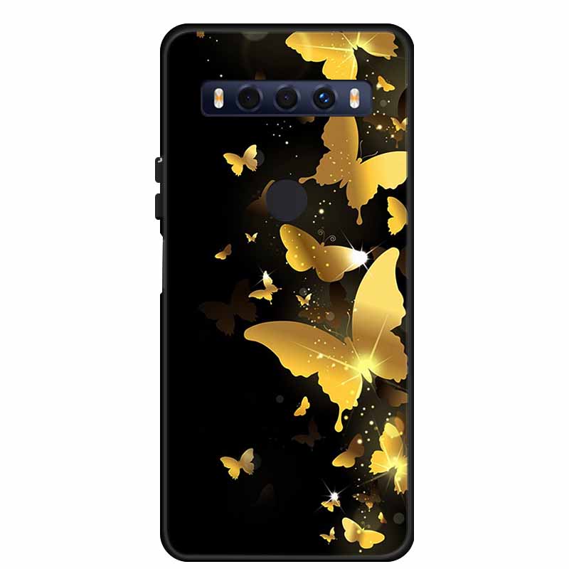 For TCL 10 SE Case Popular Picture Black Silicone Soft Back Cover Case For TCL 10 SE Phone Case Cover 10SE 6.52" Coque Funda Bag