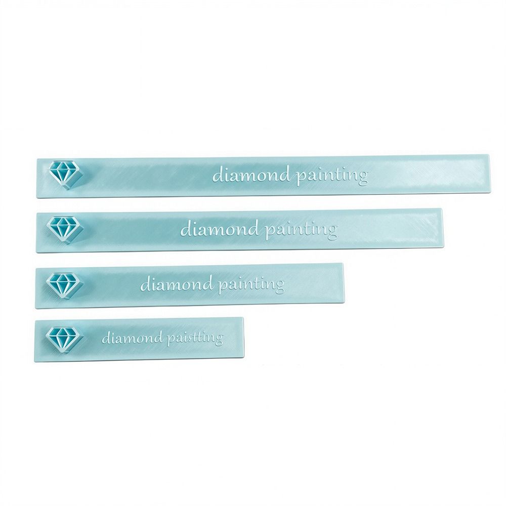 4Pcs Plastic Diamond Art Rulers Connectable Bead Alignment Guides New Diamond Painting Rulers