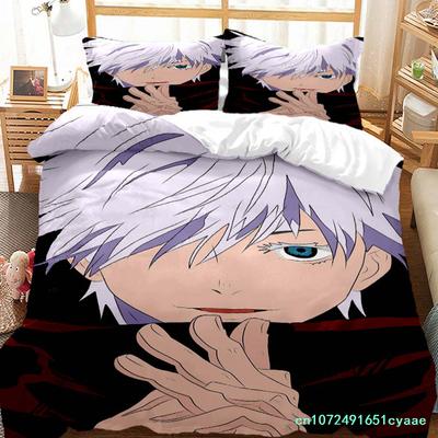 Jujutsu Kaisen Digital Print Polyester Bedding Sets Covers Boys Duvet Cover Set For Teens Bedding Set