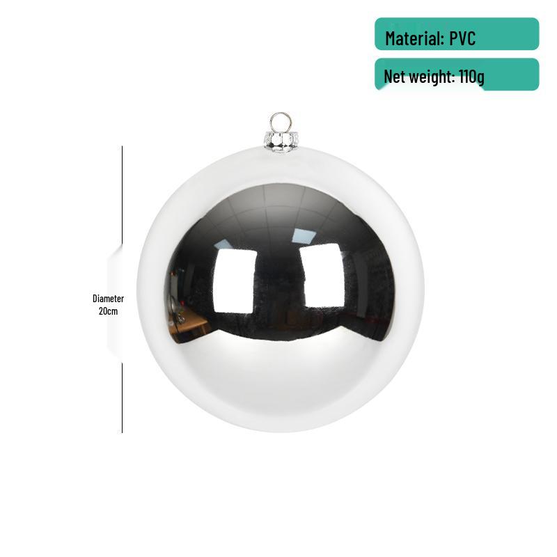 6-30cm Christmas Ornaments: Shiny, Matte & Glitter Balls In Gold, Silver, Red & Green - Plastic Tree Decorations