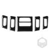 For Bmw 3 Series 2005-2012 E90 E92 E93 Piano Black Air Conditioner Outlet Plastic Plate Trim Car Interior Accessoriers Sticker