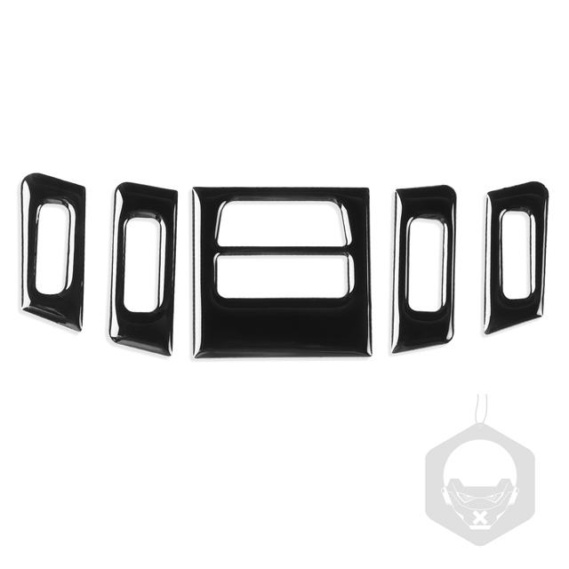 For Bmw 3 Series 2005-2012 E90 E92 E93 Piano Black Air Conditioner Outlet Plastic Plate Trim Car Interior Accessoriers Sticker