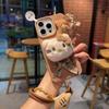 Suede Cat Doll Phone Case for iPhone 17 Pro Max/16 - Plush Autumn & Winter Cover