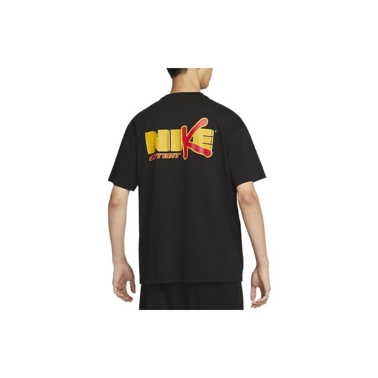 Nike T Shirts Men's Black Crew Neck Moderate DZ2684-010