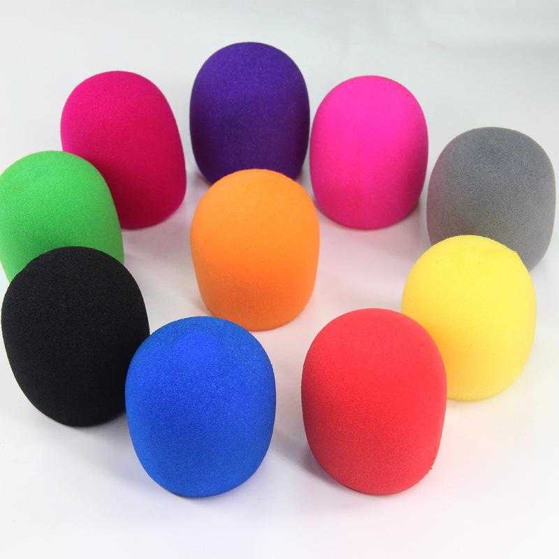 U-Shaped Thickened Microphone Sponge Cover: Reusable, Dustproof, Anti-Spray Protection for Stage, Home, and KTV Use.