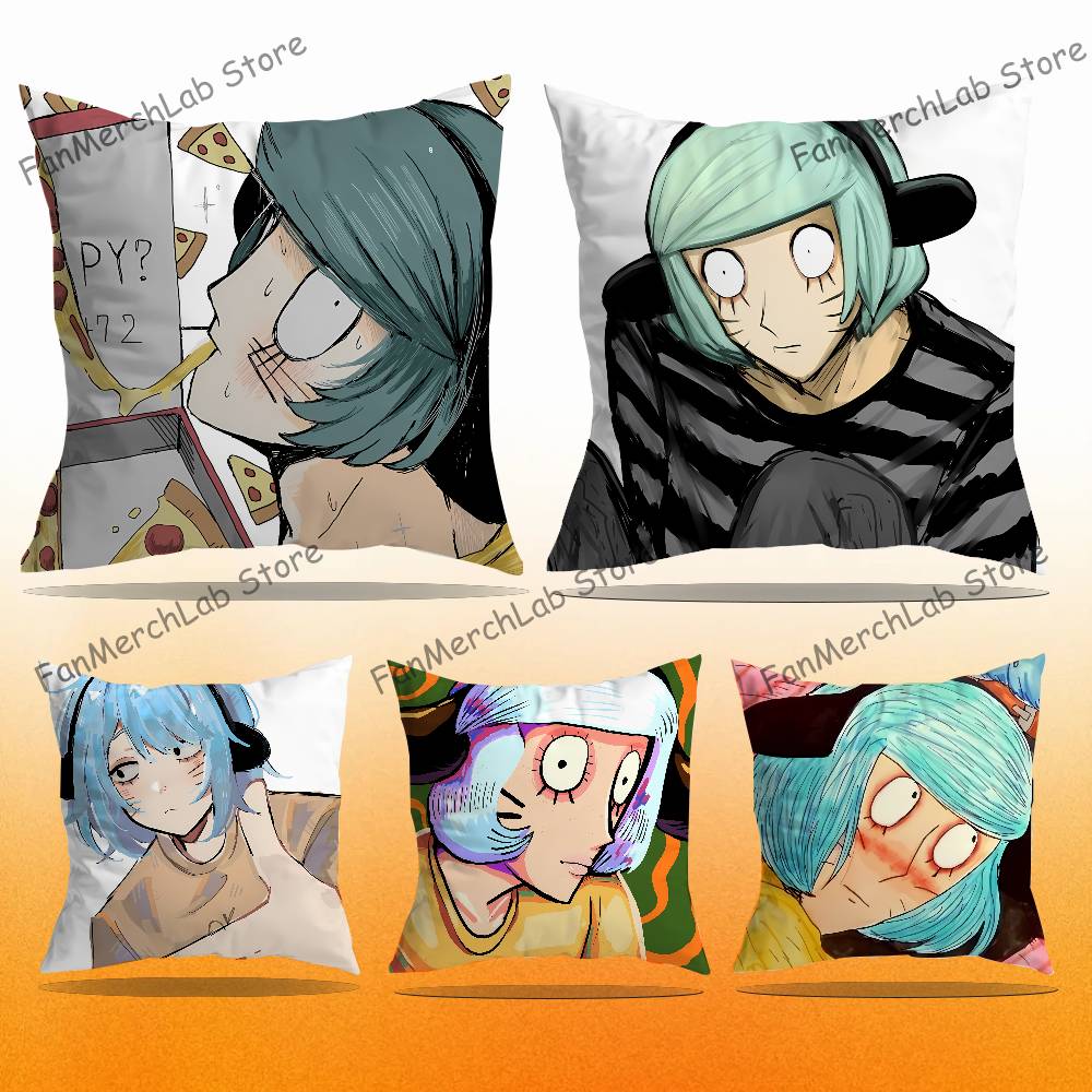 NNyon RanfrenS Fanart Pillow Case Plush Fabric Soft Pillowcase Double Sided Print Sofa Cushion Cover Throw