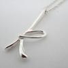 [Used] TIFFANY/Tiffany 925 Initial/K Pendant/Necklace/g515-21