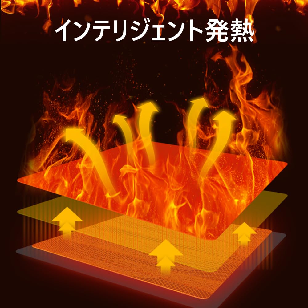 OBEST Electric Heated Winter Outdoor Intelligent Touchscreen Smartphone Temperature Long Battery Fast Cold Black Gloves, Gloves, Gloves, Full-Back