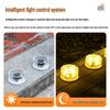 Solar Glass Ice Brick Lamp for Outdoor Walkways and Gardens