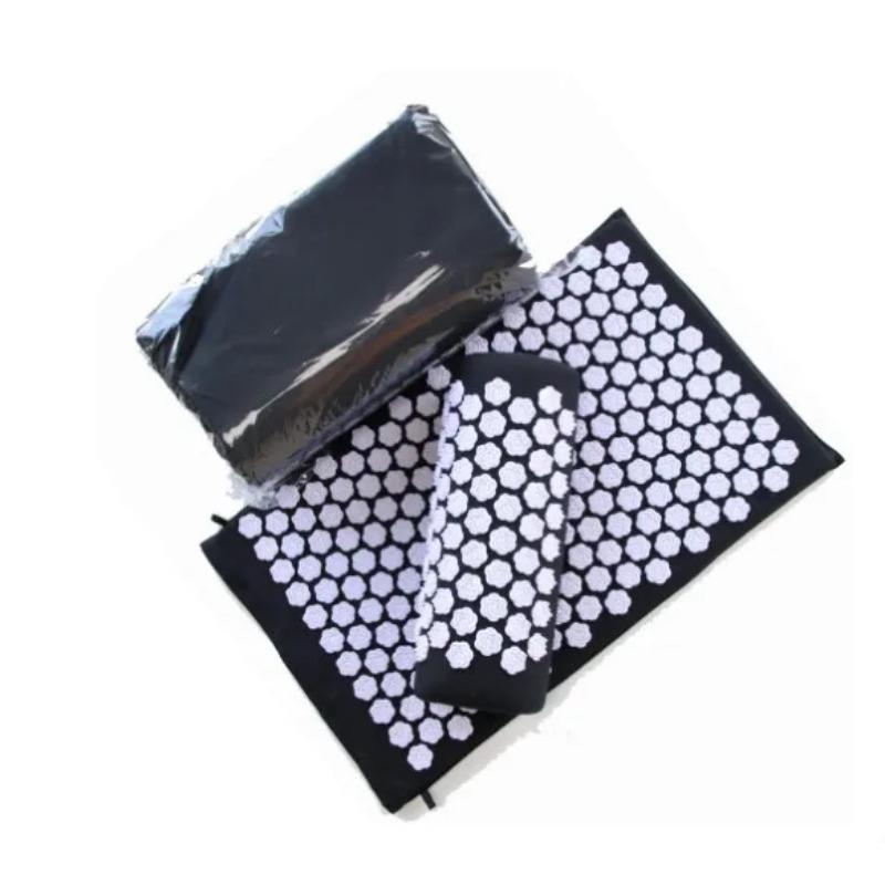 

Массажный коврик для йоги с лотосом, акупрессурный коврик для снятия стресса, аппликатор для тела, массажный коврик для ног синий