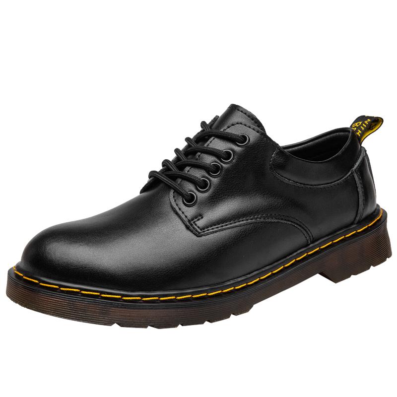 Mens Luxury Casual Genuine Hard-Leather High-quality Leisure Tooling Shoes Comfortable Inside Handmade Trend Shoes Size 38-48