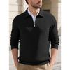 Men S Half Zip Pullover Sweatshirt Long Sleeve Casual Jacquard