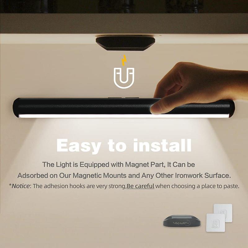 D2 Led Table Lamp Desk Battery Cabinet Lighting Touch Magnetic Closet Lamp Usb Rechargeable Home Office Kitchen Bedroom Light