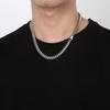KALEN 5/6/8mm Cuban Curb Polished Chain Necklace Men Women Stainless Steel Shiny Jewelry 5/6/8MM Wide Link Chain Accessories
