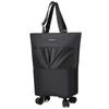 New Large-capacity Universal Wheel Bag Supermarket Shopping Portable Waterproof Handbag Foldable Luggage Trolley Bag Tugboat Bag Storage Bag