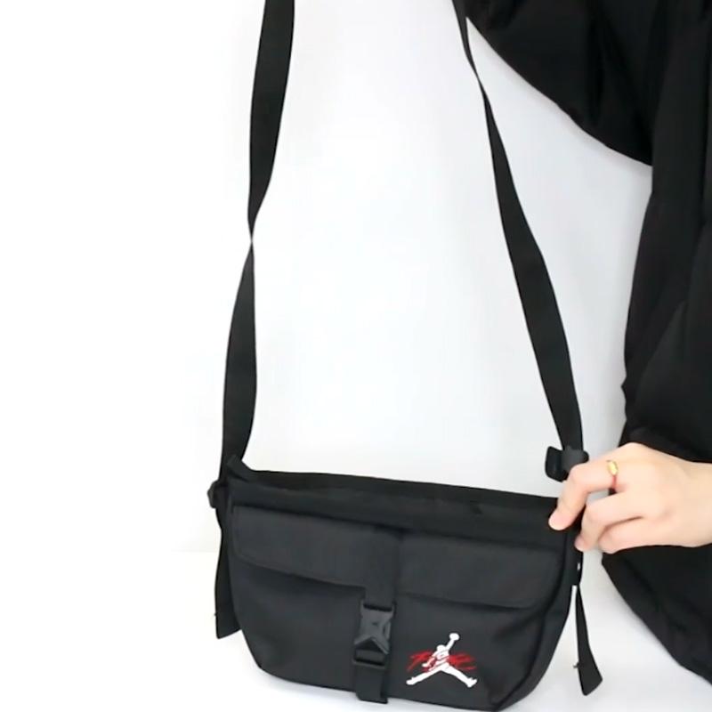 Jordan Polyester Shoulder Bag, Crossbody Bag Small Unisex Black Jordan DV5312-010