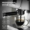 250ml Double-Layer Insulated Glass Coffee Cup with Handle, Heat-Resistant Transparent Juice & Milk Mug