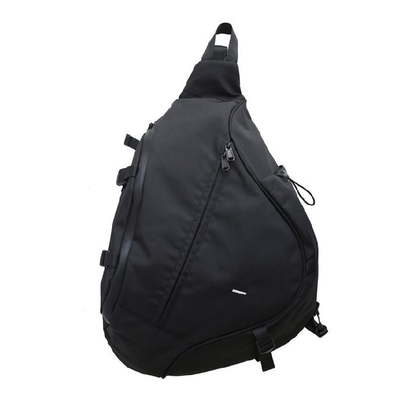 Sac à bandoulière de grande capacité pour homme, sac de poitrine décontracté hip-hop, sac de voyage unisexe, sac à bandoulière de rangement en nylon de haute qualité