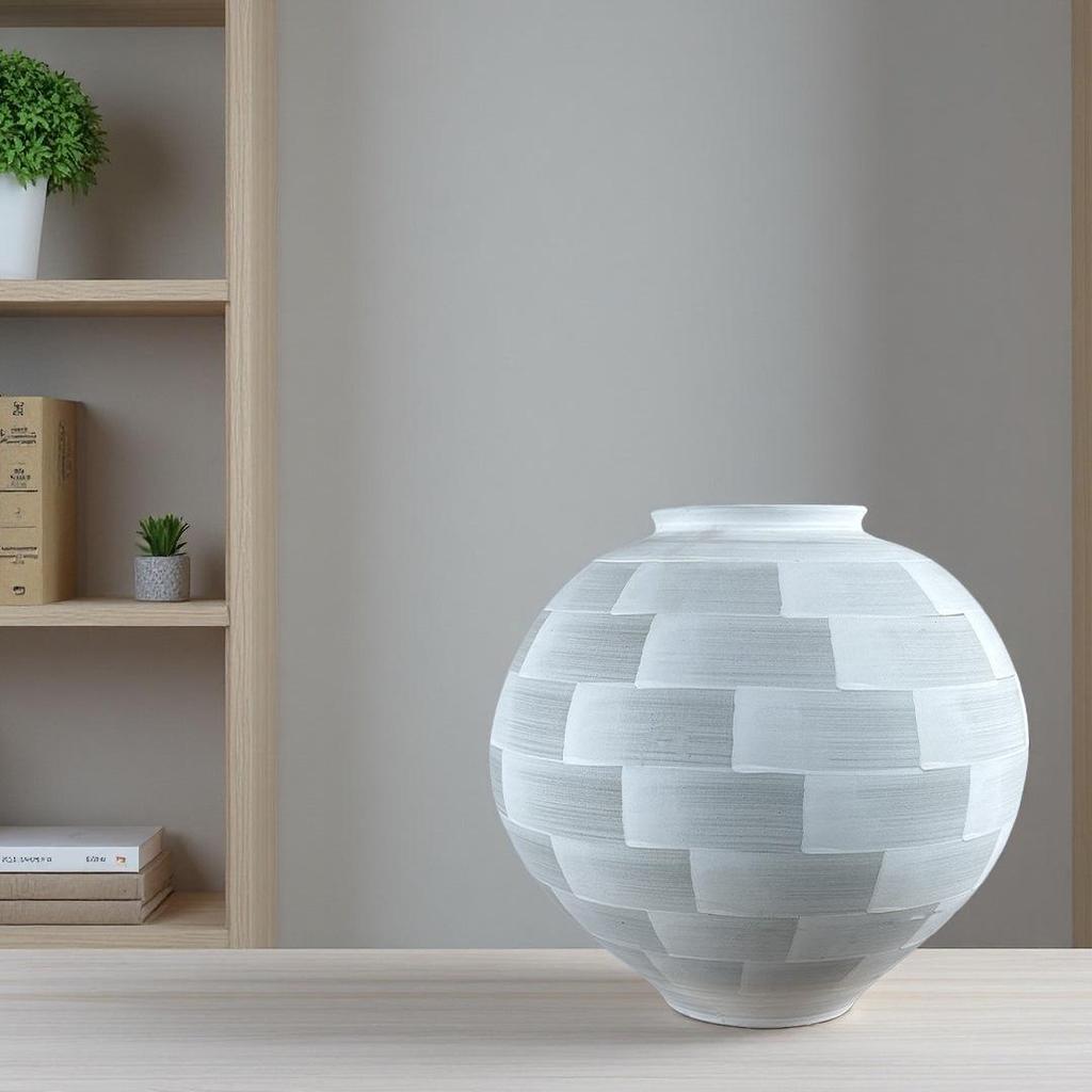 Chinesische Zen-Keramikvase - Retro Blumendekoration für Wohnzimmer