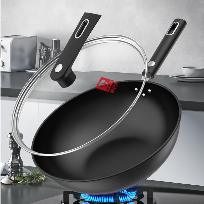 KOBACH Yueji 32cm No-Coating Nitrogenized Iron Wok