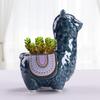 Cute Alpaca Flower Pot Succulent Pot Ceramic Planter Home Decor Indoor Decoration Desktop Ornaments Bonsai Plant Pot