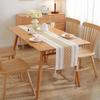 Modern Minimalist Japanese Cotton Woven Jacquard Table Runner Couch Cover Bed Throw