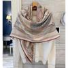 NINA SOLOR Double-Sided Lamb Wool Square Scarf