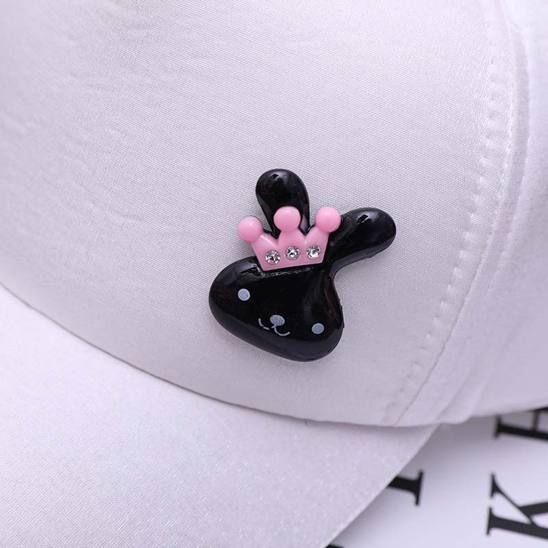 Kinder Baseball-Cap Pailletten Kaninchen Ohr Design Mädchen Hut Cartoon Kinder Hüte