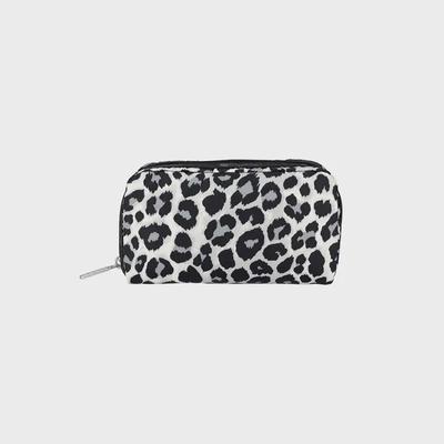 Neutral Leopard Rectangular Cosmetic Pouch [6511.HC19]