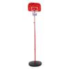 Adjustable Height Basketball Stand Iron Pole Red White Plastic Indoor Basketball Hoop for Sports