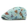 Reversible Design Retro Newsboy Cap Vintage Butterfly Embroidered Beret  Artistic Occasions