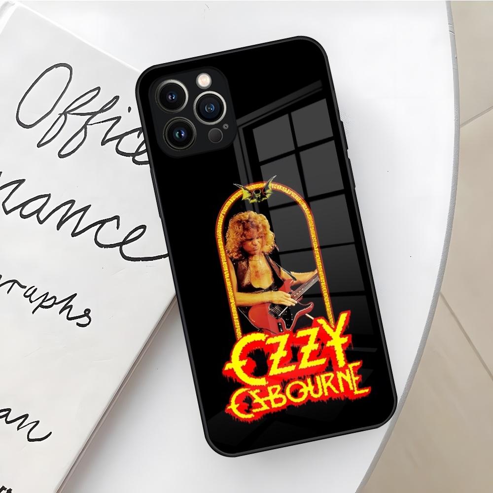 Rock Band O-Ozzy Osbourne Phone Case for Iphone 16 15 14 12 11 13 Pro Max Mini X Xr Xs Se 8 Puls Glass Cover