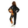 Kids Hooded Halloween Print Outfit Set with Pockets for Costume Party