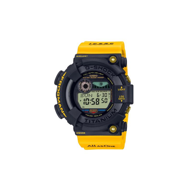 Casio MASTER OF G-SEA series 200 meters waterproof quartz movement resin strap Japanese and Korean watch unisex black dial GW-8200K-9JR чёрный