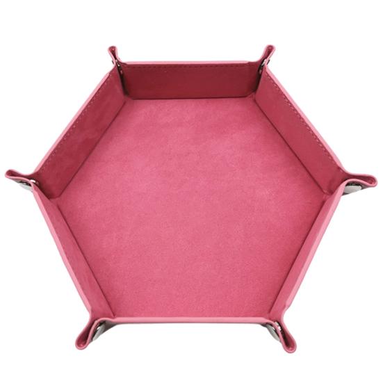 Storage Tray Foldable Large Capacity Faux Leather Assorted Dice Shape Organizer Holder Household Supplies