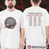 2 Sides Foreigner Band World Tour 2025 WHite S-5XL T-Shirt TA874 Unisex T-Shirt