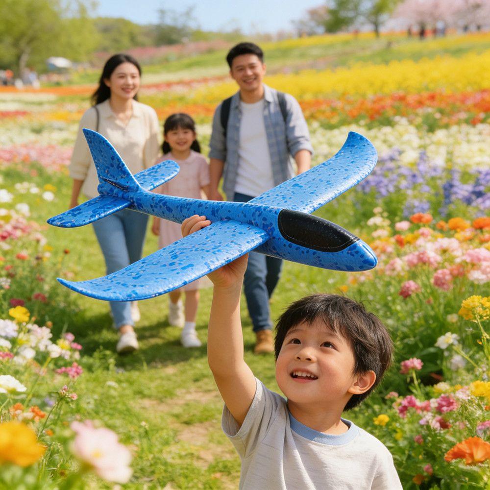 Foam Glider, Hand-launched Airplane Toy, Outdoor Children's Large Size, Popular Online Model, Street Vendor Glider