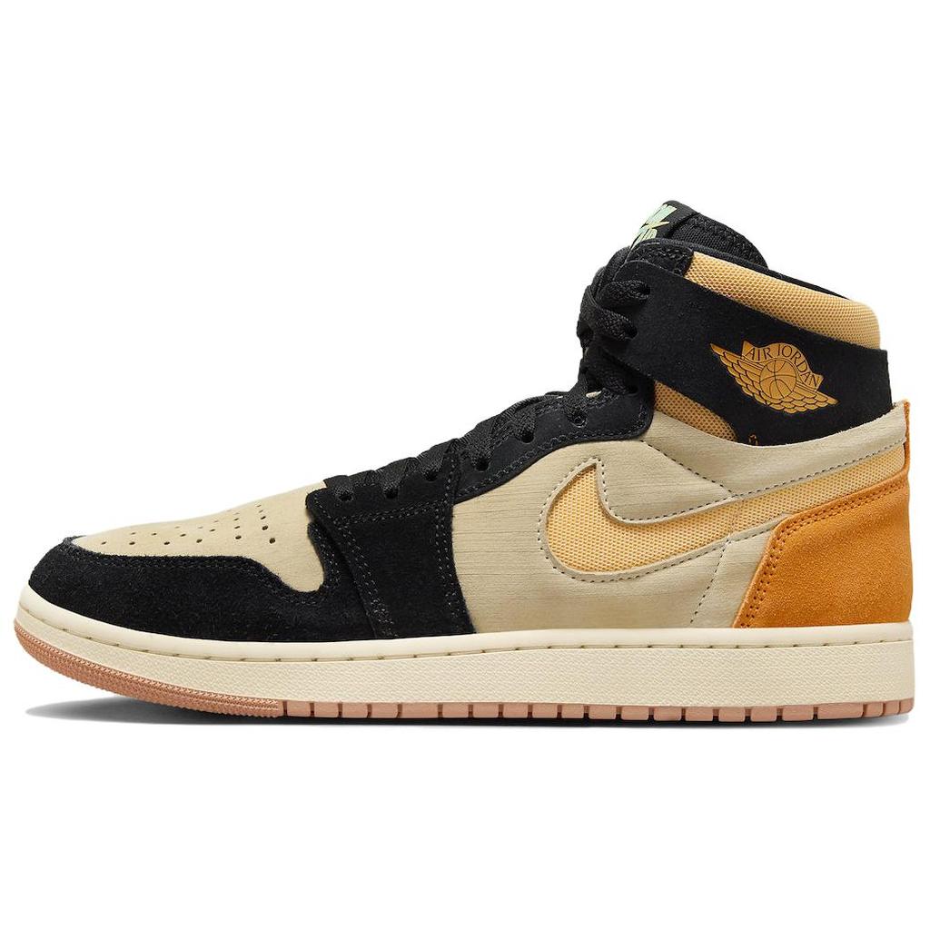 New JORDAN 1 High Zoom Air Cmft 2 Muslin Vivid Orange DV1307-100