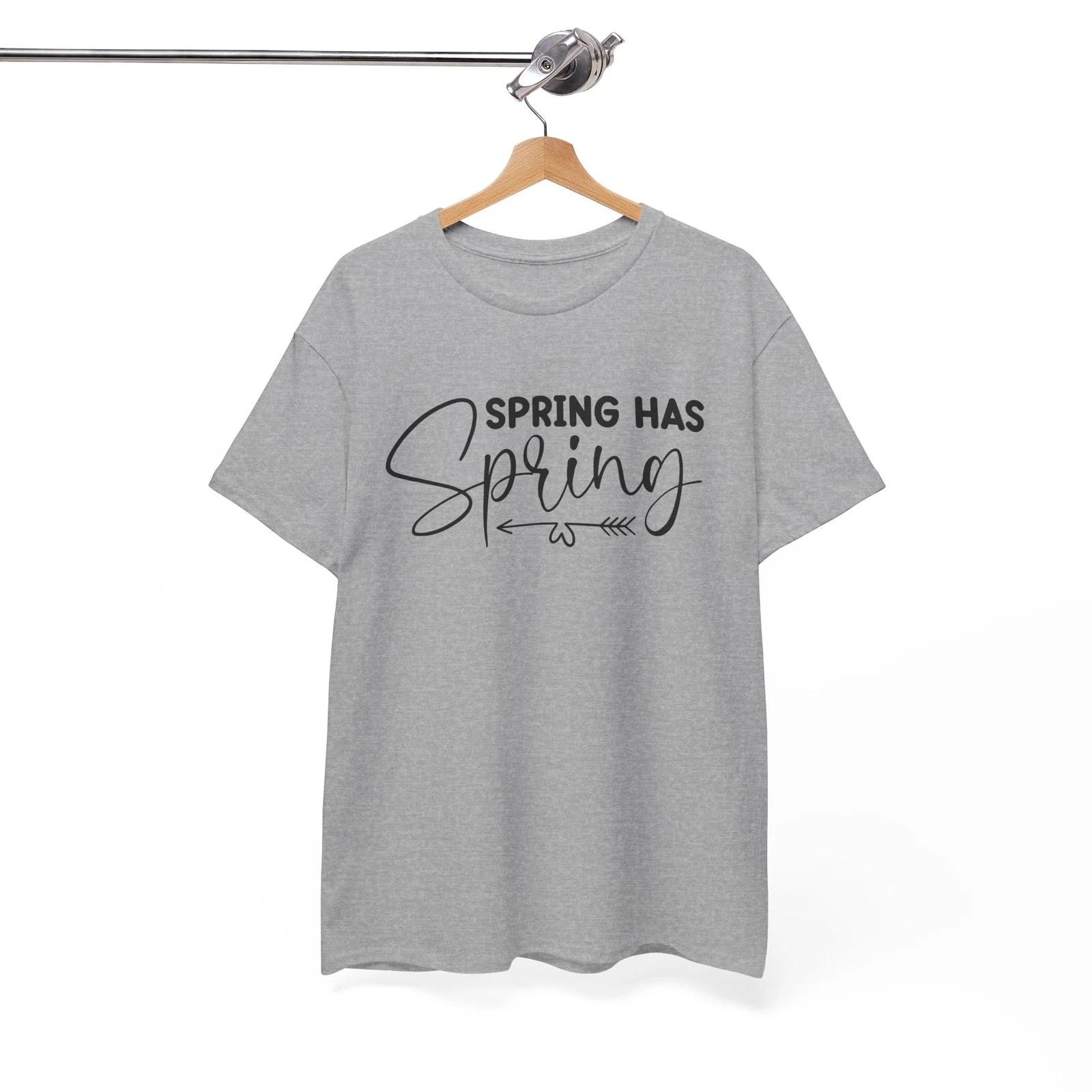 

Spring Has Spring Shirt | Seasonal Flowers Shirt | Colorful Blooms & Nature Tee 2XL
