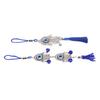 2PCS Blue Eye Hanging Ornament Fashionable Beautiful Exquisite Blue Eye Decoration for Car Home