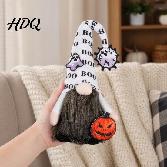 Halloween Holiday Decorations Gnome Decor Faceless Doll Figurine for Shelf Table Spooky Decoration Ideas Cute Ornament Party Home Trick or