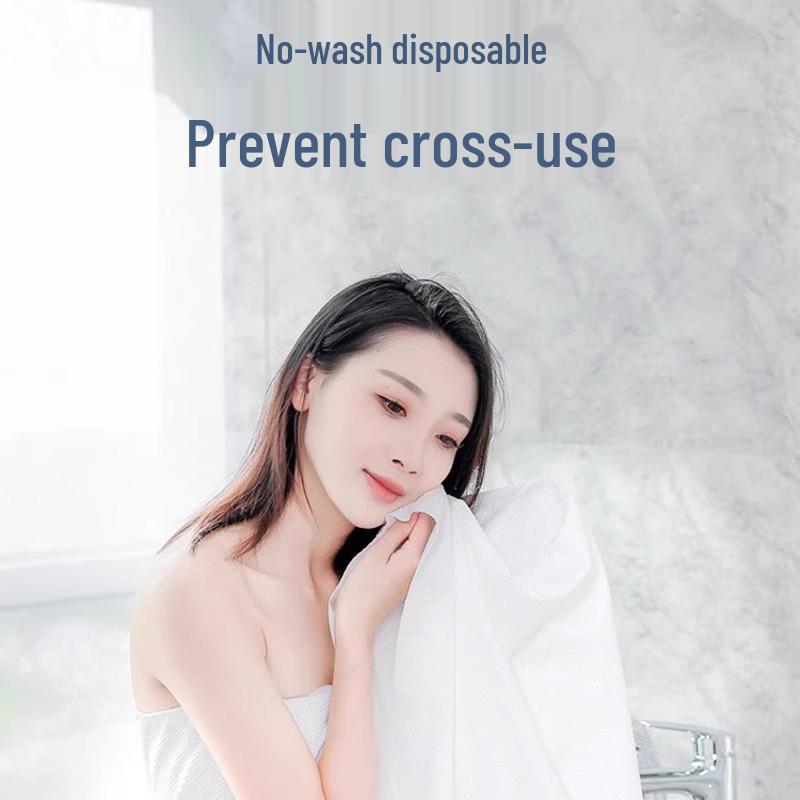 Individually Wrapped Extra Large Thick Compressed Cotton Travel Towels