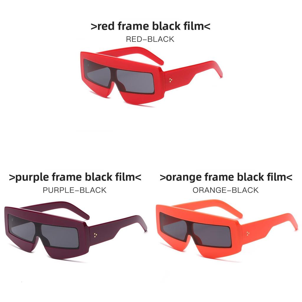 Modische übergroße quadratische Sonnenbrille mit UV400-Schutz für Reisen und Sommerausflüge