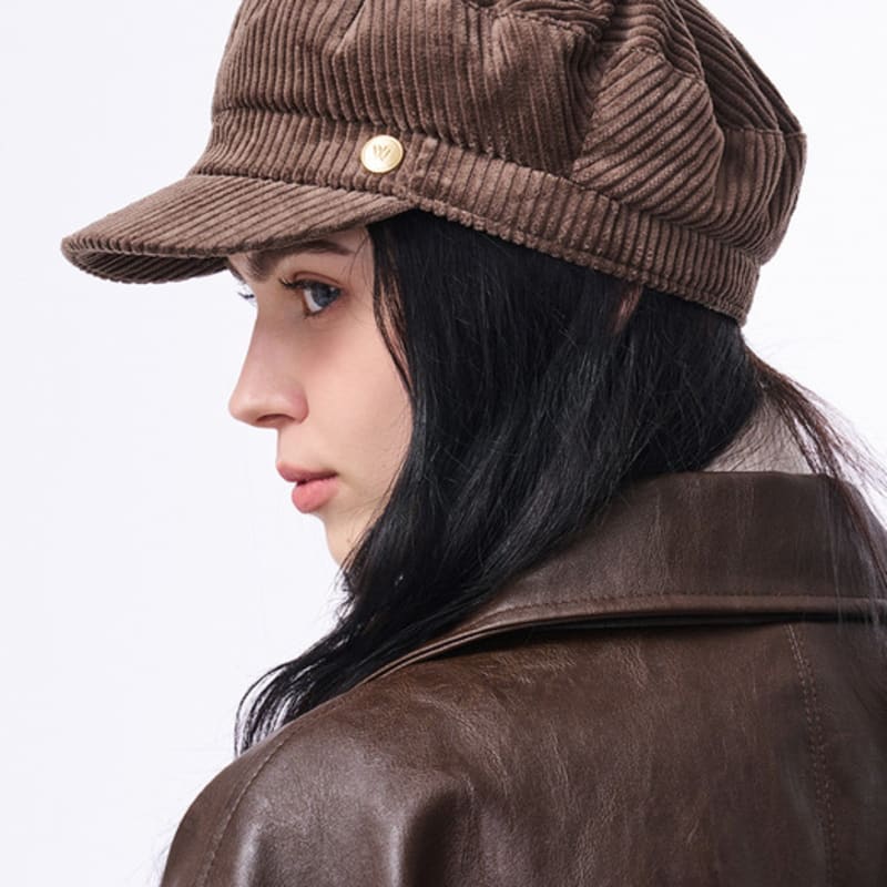 

БЕЛЫЕ ПЕСКИ Вельветовая матросская кепка Бенвиль (4 цвета) BROWN_Free